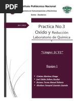 Reporte3 de Quimica Oxido Reduccion 1CV1