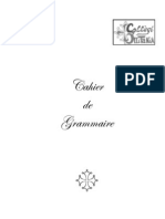 Cahier de Grammaire Occitane - 1ère Année