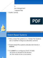 Allocation Free Space Management Memory Mapped Files