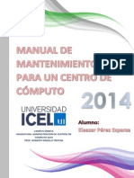 Manual de Mantenimiento para Un Centro de Computo-Eleazar Perez-Abril2014