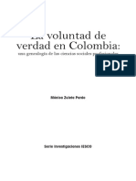 La Voluntad de Verdad en Colombia Mónica Zuleta - Introducción