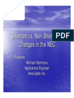 Shielded Vs Non Shielded Cables in 2400 V Circuits