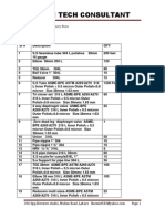 Chem Tech Consultant: General Pipe and Machinery Store Subject:Quotation Attn: Mr. Faizan SR#