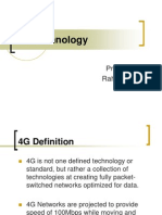 4G Technology: Presented Rahul Saini