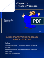 Chapter 19-Bulk Deformation Processes