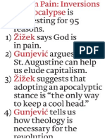 Slavoj Zizek and Boris Gunjevic God in Pain Inversions of Apocalypse 