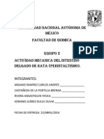 Actividad Mecanica Del Intestino Delgado de Rata (Peristaltismo)