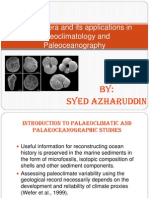 Foraminifera and Its Applications