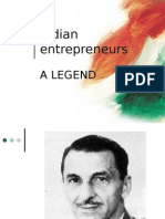 Indian Entrepreneurs: A Legend