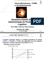 Administração Da Produção e Logística - ENADE