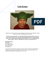 Yoda Beanies (Newborn-Adult)