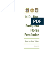 Dra. Flores Curriculum Oficial