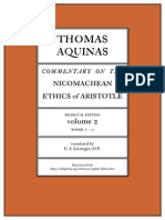 Thomas Aquinas Commentary On Aristotle's Ethics 2 Books 6 To 10