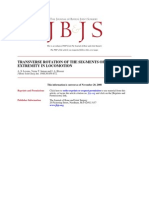 Transverse Rotation of The Segments of The Lower Extremity in Locomotion