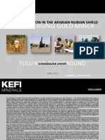 KEFI Minerals Apr 2014 Shareholder Update