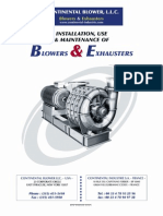 Continental BLOWER IO&M Manual 2009