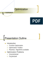 MATLAB Optimization Toolbox