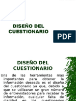 Diseño Del Cuestionario