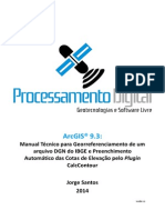 Manual Técnico para Georreferenciamento de Um Arquivo DGN Do IBGE e Preenchimento Automático Das Cotas de Elevação Pelo Plugin CalcContour