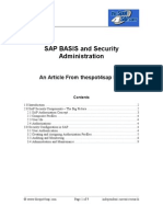 Sap Security Authorizations