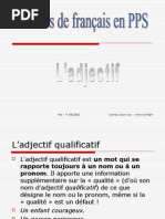 Grammaire Français - L'adjectif