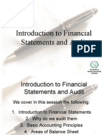 Introduction To Financial Statements and Audit