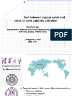 Synergetic Effect Between Copper Oxide and Ceria For Soot Catalytic Oxidation