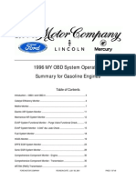 1996 Ford Gasoline Engine Obd