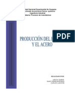 Proceso Del Hierro y Acero