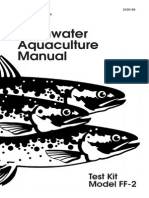 Freshwater Aquaculture Test Kit Manual, Model FF-2, Kit 2430-01