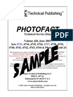 Technical Service Data Volume 420, June 2003 Sets 4734, 4735, 4736, 4738, 4739, 4740, 4741, 4742, 4743, 4744 & Photofact Gold 24