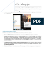 Informacion Del Equipo