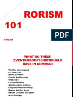 Terrorism 101