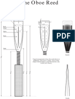 OBOE Estrutura Da Palheta Dupla