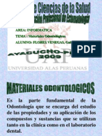 Materiales Odontologicos