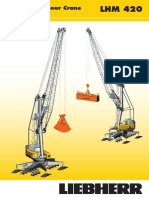 Liebherr LHM 420 Mobile Harbour Crane Data Sheet EN 10492-0 PDF