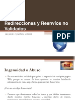 Redirecciones Reenvíos No Validados