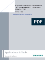 Configuration of Direct Starters With FBSWTMMS en