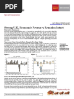 Strong U.K. Economic Recovery Remains Intact: Economics Group