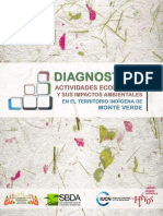 Diagnóstico Sobre Las Principales Actividades Económicas en El Territorio Indígena de Monte Verde