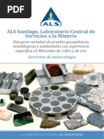 ALS Santiago Laboratorio Central de Servicios A La Minera Servicios de Mineraloga