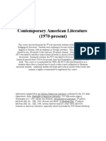 Contemporary American Literature Course