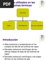 Materiales Utilizados en Las Turbomáquinas