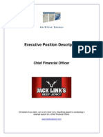 Executive Position Profile, CFO, Jack Link's