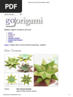 Origami Star Corona by Maria Sinayskaya - Diagram