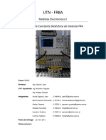 Medición de La Constante Dieléctrica Del Material FR4 y S 11