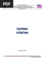 Guía para La Reexpresión de Estados Financieros Kevin Urdaneta 1era Parte