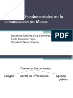 Elementos Fundamentales en La Comunicación de Masas