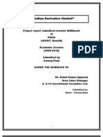 Project On Derivative Market