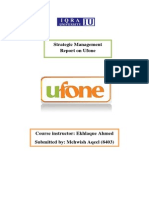 Strategic Management Report On Ufone